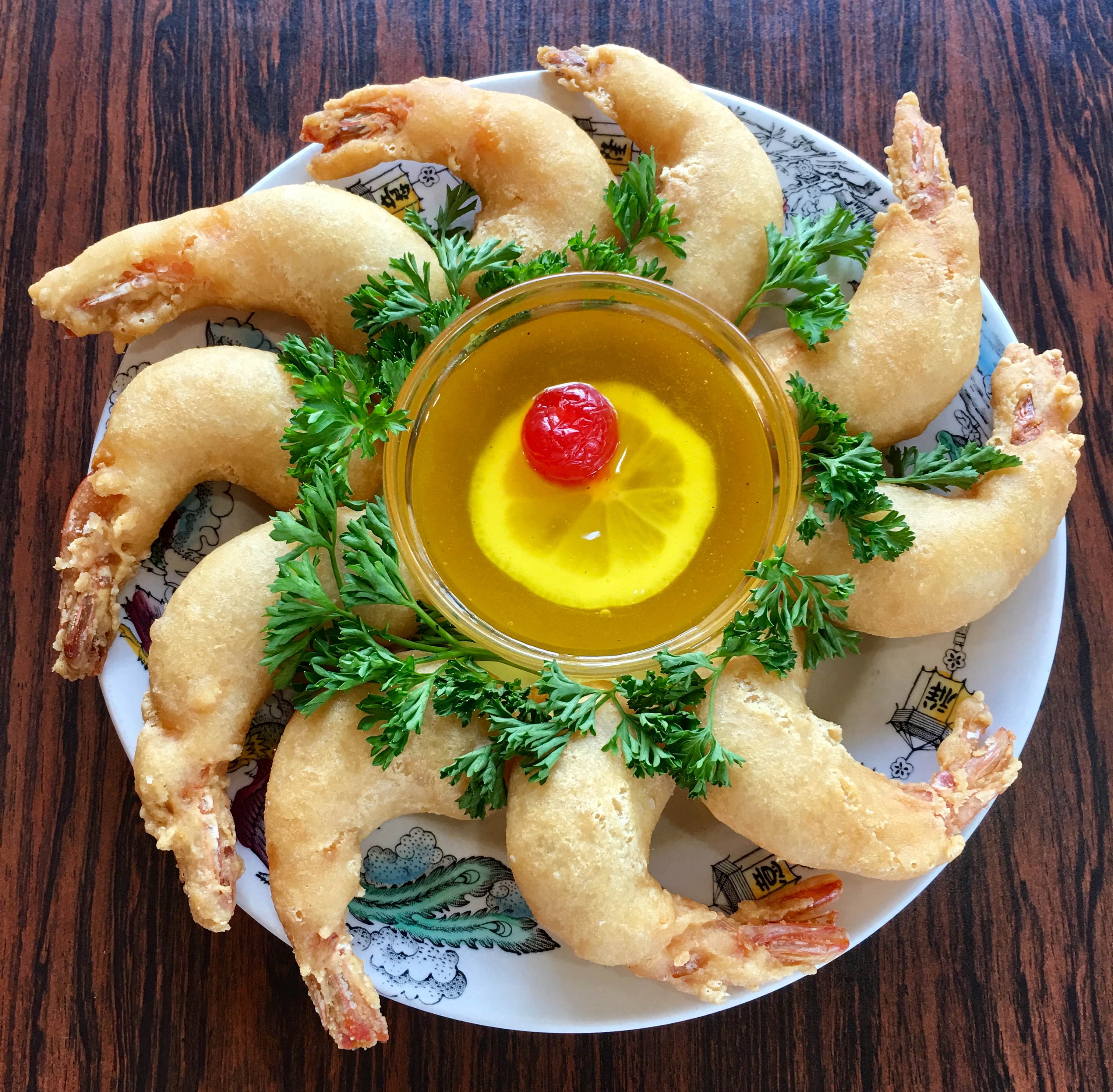 Breaded Shrimp With Lemon Sauce